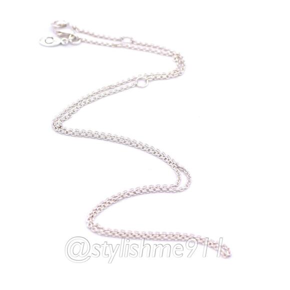 Authentic PANDORA Sterling Silver Chain Necklace - 590412 - Picture 1 of 10